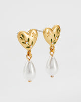 Niva Mistletoe Pear Earrings