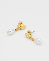 Niva Mistletoe Pear Earrings