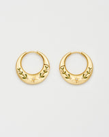 Niva Mistletoe Hoop Earrings