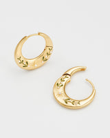 Niva Mistletoe Hoop Earrings