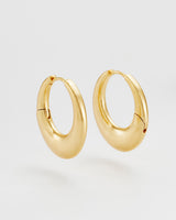 Niva Mistletoe Hoop Earrings