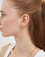 Larkspur Huggie Earrings