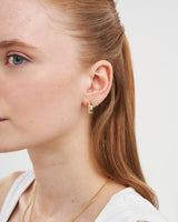 Larkspur Huggie Earrings