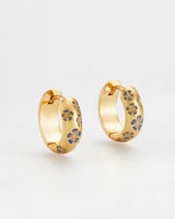 Periwinkle Huggie Earrings