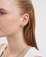 Periwinkle Huggie Earrings