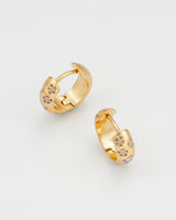 Periwinkle Huggie Earrings