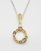 Larkspur Magnifying Glass Necklace