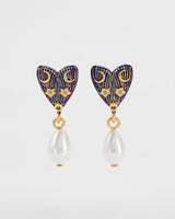Jasmine Moon Butterfly Pearl Earrings