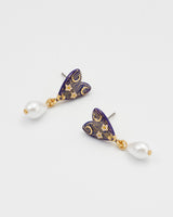 Jasmine Moon Butterfly Pearl Earrings