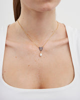 Jasmine Moon Butterfly Pearl Necklace