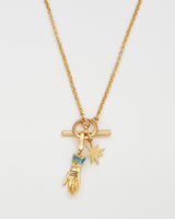 Palm Of Your Hand Pearl Toggle Necklace