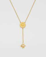 Sun Lariat Necklace