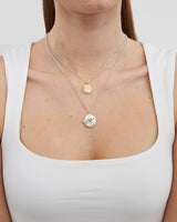 Selene Moon Periwinkle Necklace