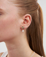 Larkspur Pearl Drop Earrings