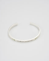 Niva Mistletoe Pearl Bangle in Silver