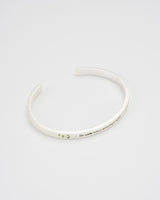 Niva Mistletoe Pearl Bangle in Silver