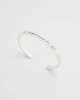 Niva Mistletoe Pearl Bangle in Silver