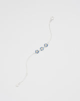 Larkspur Multi Charm Bracelet in Silver