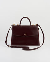 Ruby Cherry Red Structured Medium Tote