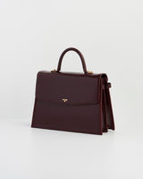 Ruby Cherry Red Structured Medium Tote