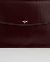 Ruby Cherry Red Structured Medium Tote