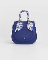 Blue Top Handle Saddle Bag