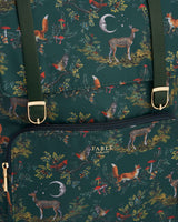 Into the Woods Green Buckle Medium Backpack