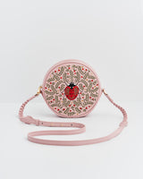 Ladybug Embroidered Circle Bag