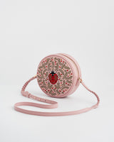 Ladybug Embroidered Circle Bag