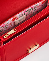 Red Foldover Bag