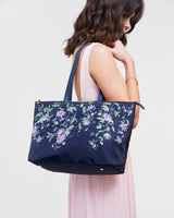 Passion Flower Navy Grab Tote
