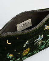 Sunflower Embroidered Pouch