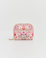 Floral Heart Pink Purse