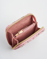 Floral Heart Pink Purse