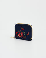 Floral Navy Purse