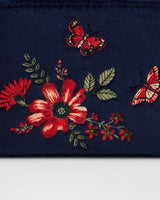 Floral Navy Purse