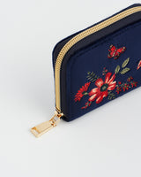 Floral Navy Purse