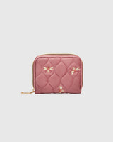 Bee Quilted Rose Purse