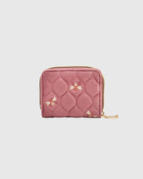 Bee Quilted Rose Purse