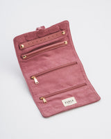 Bee Quilted Rose Jewellery Roll