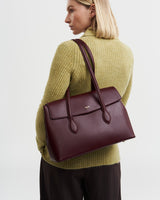 Romilly Shoulder Bag in Burgundy