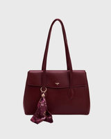 Romilly Shoulder Bag in Burgundy