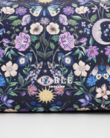 Selene Print Cosmetic Pouch in Navy