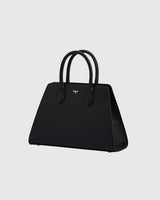 Black Structured Tote
