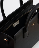 Black Structured Tote