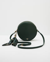 Chloe Circle Bag in Forest Green