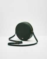 Chloe Circle Bag in Forest Green