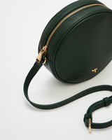 Chloe Circle Bag in Forest Green