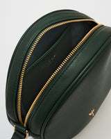 Chloe Circle Bag in Forest Green