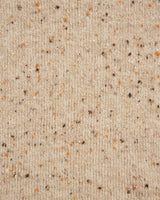 Flecked Yarn Taupe Scarf Wrap